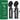 THIODOON 2 Pack Black Golf Club Brushes Set with Handy Retractable Clip & 4oz/7.5 Inch Squeeze Water Bottle Easy Cleaning with Nylon Golf Club Cleaner Head Essentials Golf Accessories for Men