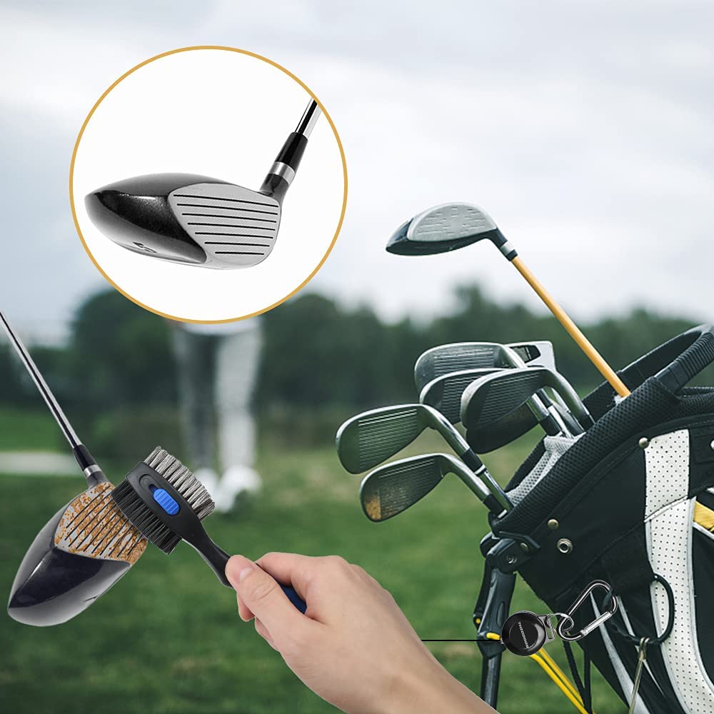 Hazel Tech-Brush Golf Club Brush and Groove Cleaner Brush ,golf