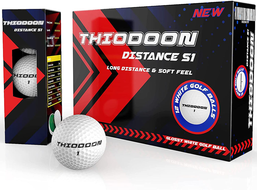 THIODOON 12 Pack Distance Golf Balls